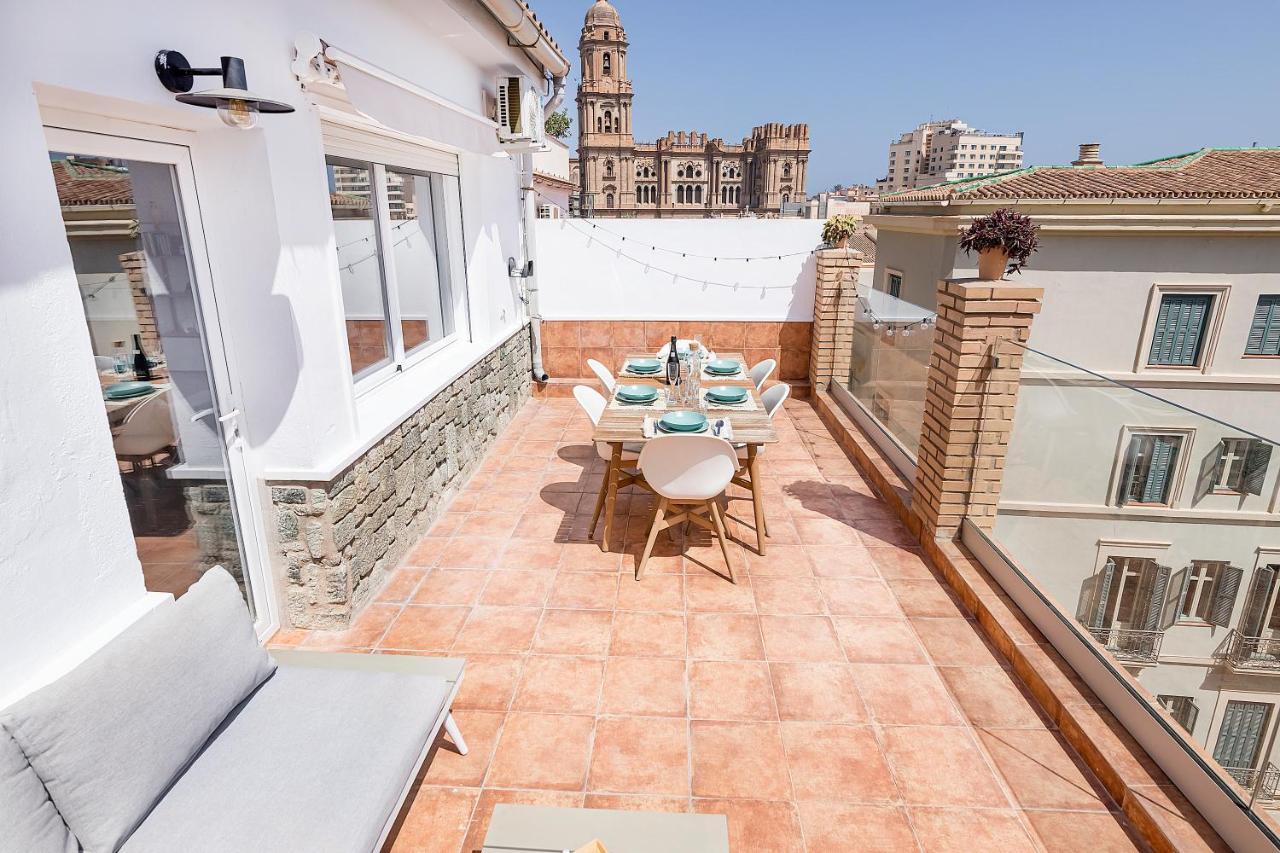 Homey Apt- Atico Con Vistas A La Catedral Malaga Luaran gambar